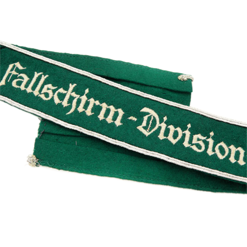 WW2 German Luftwaffe Paratrooper Fallschirm Division Cuff Title