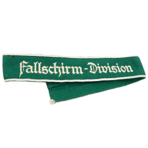 WW2 German Luftwaffe Paratrooper Fallschirm Division Cuff Title