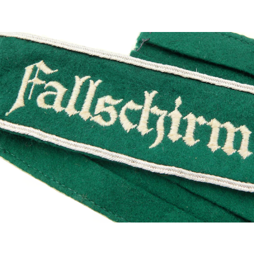 WW2 German Luftwaffe Paratrooper Fallschirm Division Cuff Title
