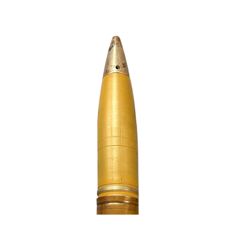  WW2 German Flak 88mm High-Explosive Inert Shell with Brass Casing Dated 1939