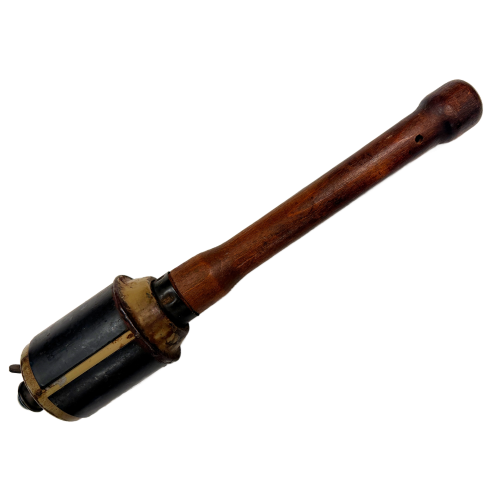 WW2 German M43 Potato Masher-Stick Grenade Inert by cud dated 1944, with Wooden Handle and Metal Head (Original) - Photo 4