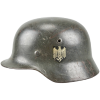 German M40 ET 66 Heer Helmet (Original) - Photo 1