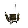 Original WWII U.S. Signal Corps BC-1000 Backpack Radio Receiver and Transmitter - Dated 1944 & a Matching Set of Walkie-Talkies