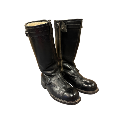 WW2 Original German Luftwaffe Flying Dual-Zip Pilot Boots