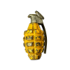 WW2 Original U.S. MkII Early Yellow Pineapple Frag Grenade with M10A2 Fuze - Inert 