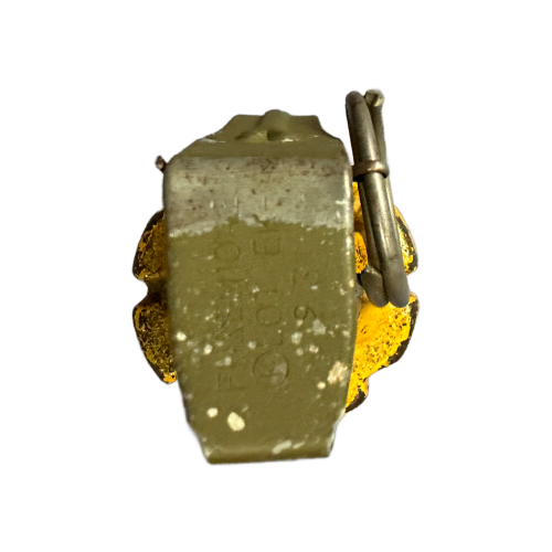 WW2 Original U.S. MkII Early Yellow Pineapple Frag Grenade with M10A2 Fuze - Inert 