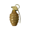 WW2 Original U.S. MkII Frag Grenade with M200A1 Fuze Inert