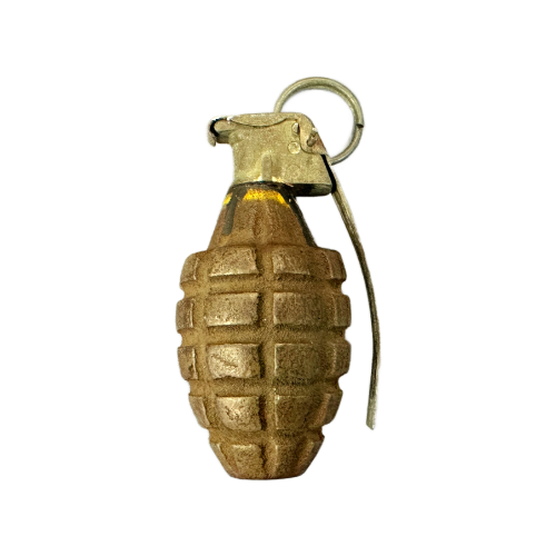 WW2 Original U.S. MkII Frag Grenade with M200A1 Fuze Inert