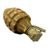 WW2 U.S. MkII Frag Grenade with M200A1 Fuze Inert Original 