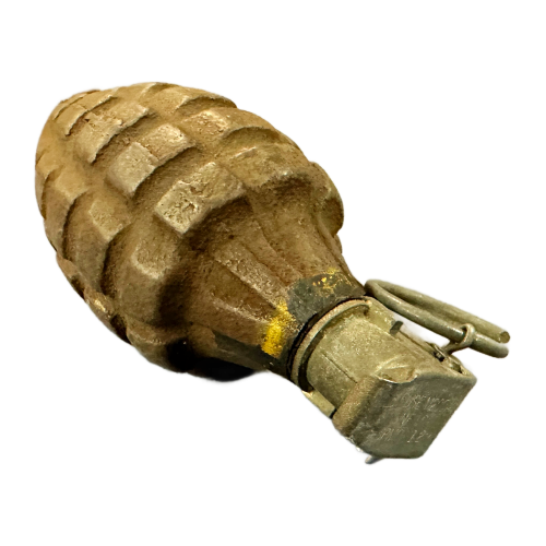 WW2 U.S. MkII Frag Grenade with M200A1 Fuze Inert Original 