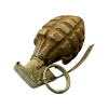 WW2 Original U.S. MkII Frag Grenade with M200A1 Fuze Inert