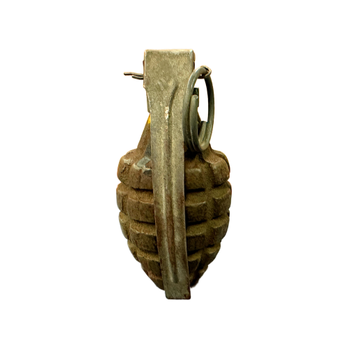 WW2 Original U.S. MkII Frag Grenade with M200A1 Fuze Inert