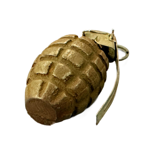 WW2 Original U.S. MkII Frag Grenade with M200A1 Fuze Inert