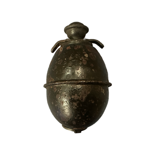 WW2 Original German Model 39 Inert Egg Hand Grenade with Fuze - Eierhandgranate