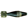 WW2 Original U.S. M49A2 60mm Deactivated Mortar Round Inert 