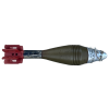 WW2 US M49A2 60mm Mortar Deactivated Mortar Round Inert 
