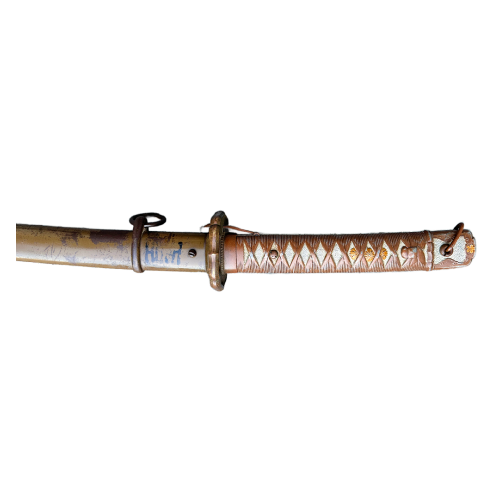 WW2 Japanese Original WWII Japanese Army Type 95 NCO Katana Samurai Sword with Matching Serial Numbers