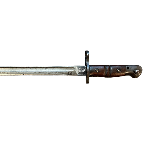 WW1 Original US Army M1917 Winchester Repeating Arms Co. Bayonet & Maxim Scabbard By Jewell 