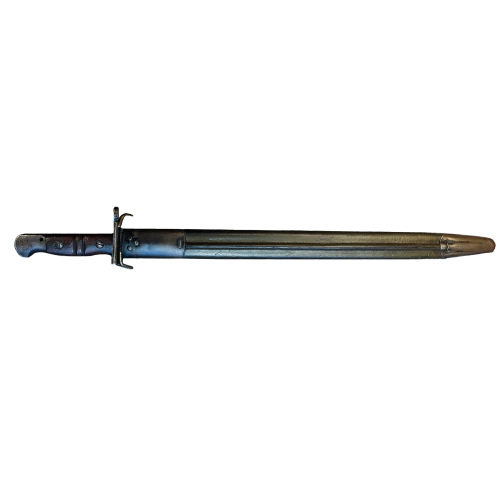 WW1 Original US Army M1917 Winchester Repeating Arms Co. Bayonet & Maxim Scabbard By Jewell 