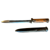 WW2 Original Italian M91/38 Carcano Folding Bayonet with Scabbard 
