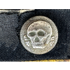 German SS-VT Skull Cap Button by RZM SS & Collar Tab