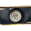 German SS-VT Skull Cap Button by RZM SS & Collar Tab