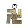 WW2 German SS 25 Year Long Service Award with Blue Cornflower Ribbon