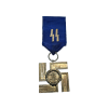 WW2 German SS 25 Year Long Service Award with Blue Cornflower Ribbon