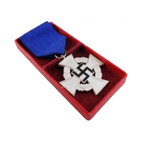  German Nazi 25 Year National Faithful Service Medal (Original) - Photo 4