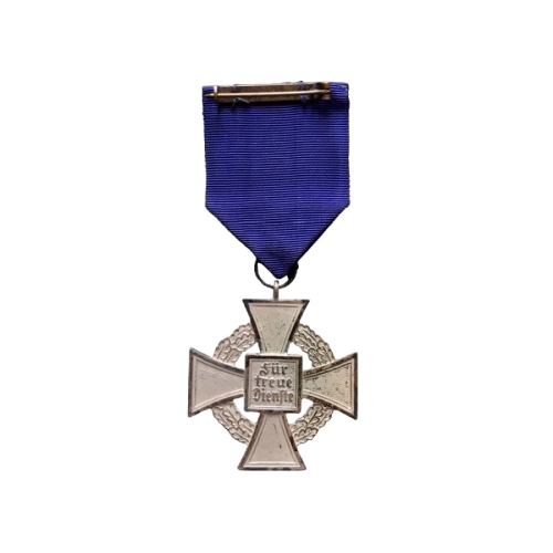  German Nazi 25 Year National Faithful Service Medal (Original) - Photo 3