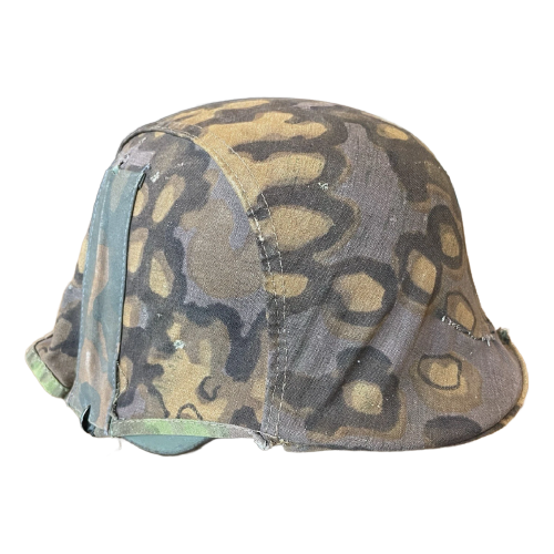 WW2 Original German SS Reversible Oak Leaf Camouflage Pattern Helmet Cover