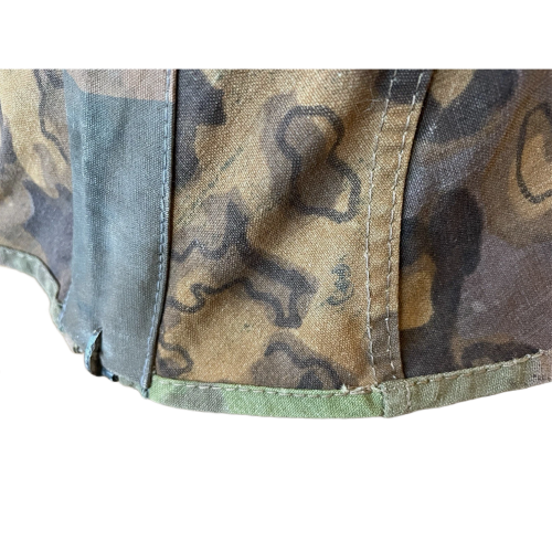 WW2 German SS Elite Original Reversible Oak B Leaf Camouflage Pattern Helmet Cover (Original) - Photo 10