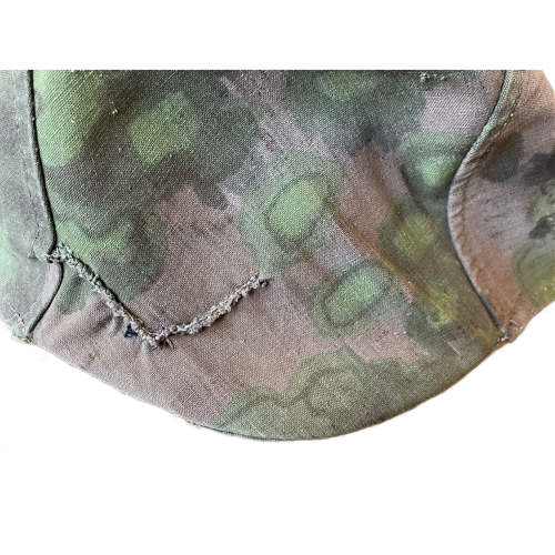 WW2 German SS Elite Original Reversible Oak B Leaf Camouflage Pattern Helmet Cover (Original) - Photo 12