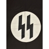 German SS Runes Banner Wall Flag Movie Prop