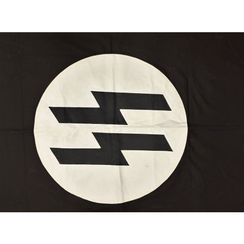 WW2 German SS Runes Banner Wall Flag Size 8 Feet x 4 Feet Movie Prop