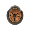 WW2 Original German M40 ET64 Single Decal SS Helmet with Liner & Leather Chin Strap 