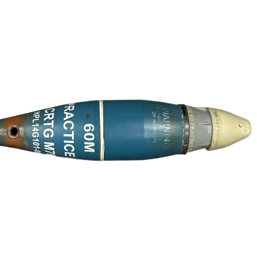 Original U.S. M769 Full Range Practice 60mm Mortar Round With M775 Practice PD Fuze – Inert