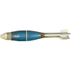 Original U.S. M769 Full Range Practice 60mm Mortar Round With M775 Practice PD Fuze – Inert