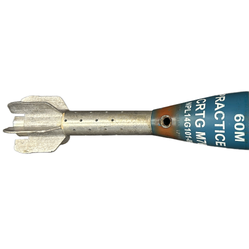 Original U.S. M769 Full Range Practice 60mm Mortar Round With M775 Practice PD Fuze – Inert