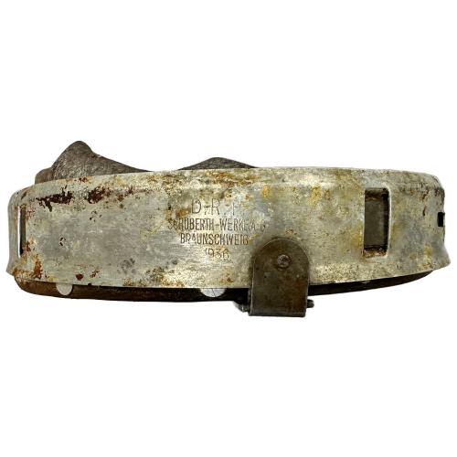 WW2 German M35 Helment Liner D.R.P. 1936 by Schuberth Werke A.G. Braunschweig (Original)  - Photo 6