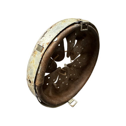 WW2 Original  German M35 Helment Linerby Schuberth Werke A.G. Braunschweig