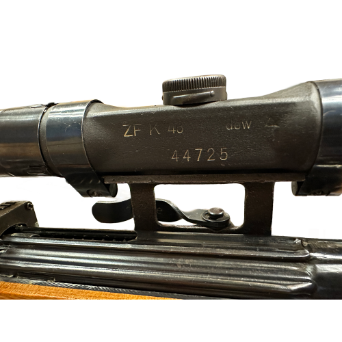 WW2 Original German Walther G43 Rifle with ZF 4 Sniper Scope and fest mount