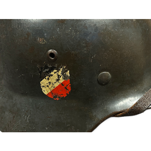 WW2 German Luftwaffe M35 Double Decal ET64 Helmet with Liner & Chinstrap