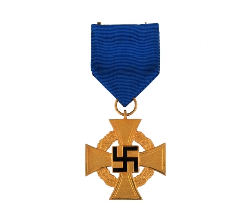 Original German Nazi 40 Year National Faithful Service Medal with Ribbon for Sale