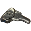 German Browning High Power Black Hard-Shell Holster Dated 1939 By Geco. Gustav Genschow & Co. 