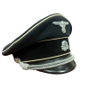 WW2 German 1939 Allgemeine SS Generals Visor Cap by Erel