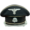 WW2 German 1939 Allgemeine SS Generals Visor Cap by Erel