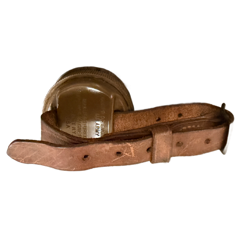 WW2 US Army Paratrooper Wrist Arm Bakelite Liquid Filled Compass by Superior Magneto Co.