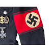 German Allgemeine SS 51st Standarte, Hauptsturmführer Officers Black Service Tunic
