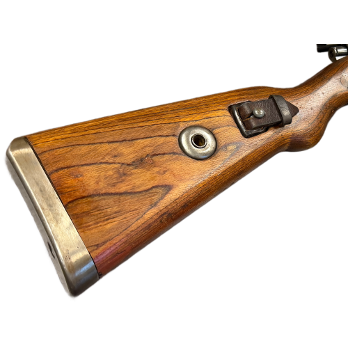  WW2 German K98 Matching 1944 Bolt-Action Caliber 8mm Sniper Rifle By JP Sauer & Sohn With gw ZF4 KZF Sniper Scope & Swept Back Mount